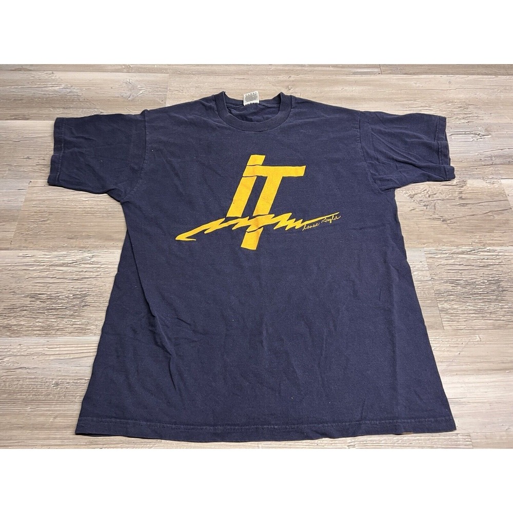 Vintage Faded Graphic T-Shirt Isaac Taylor Get It Folk Concert Mens Size Large‎